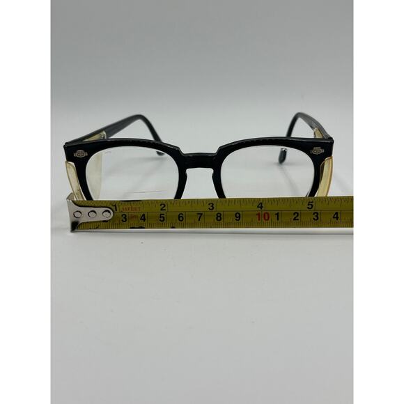 Titmus Z87 Smoke Horn Rim Vtg Safety Glasses Industrial Rockabilly Frames Only - Picture 14 of 16